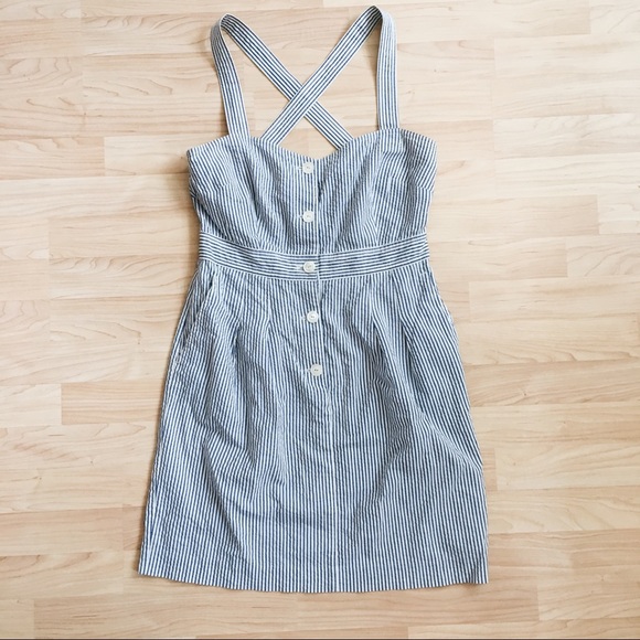 ralph lauren women's seersucker dress